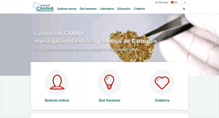 Desktop Screenshot of fundacion-canna.es