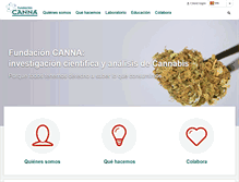 Tablet Screenshot of fundacion-canna.es